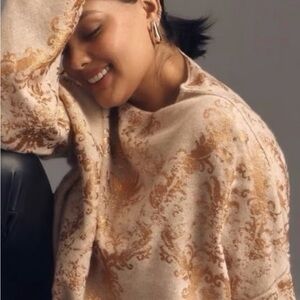 Pilcro Alani Mock Neck Cashmere Sweater